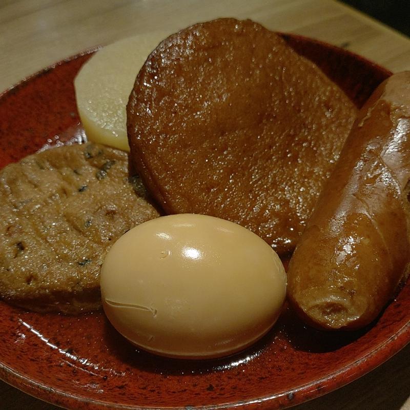 おでん5種(酒場 大穴 人形町店)