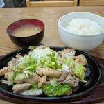 塩ガーリック定食
