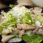 塩ガーリック定食(ホルモン食堂)