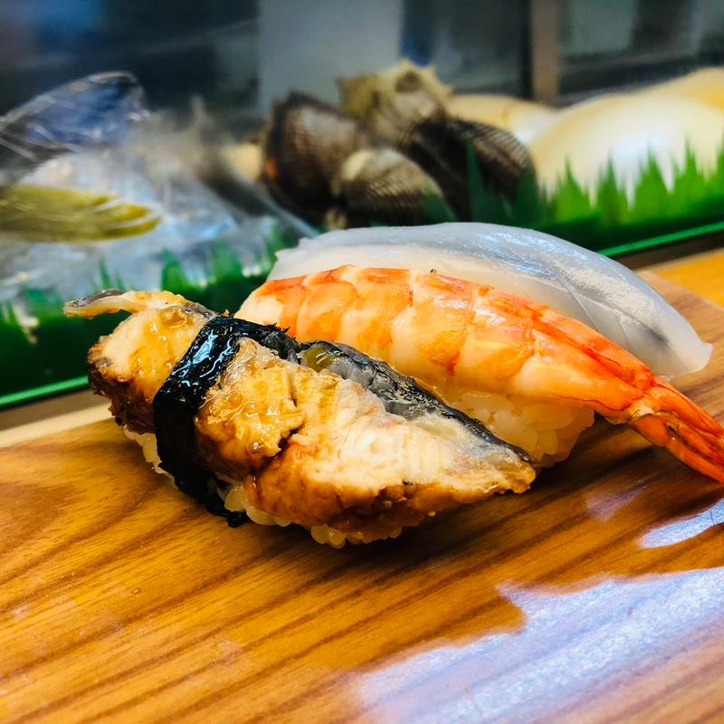 鰻_寿司ランチ　(亀八寿司 )