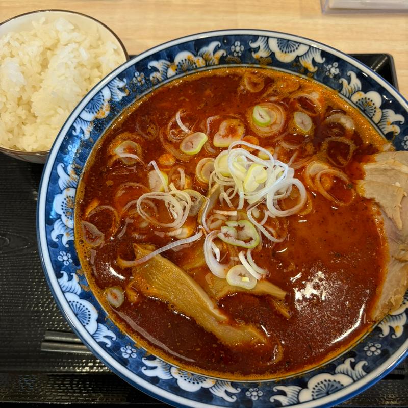 烈火ラーメン(無料ライス付)(山形らーめん 八八 名神口店)