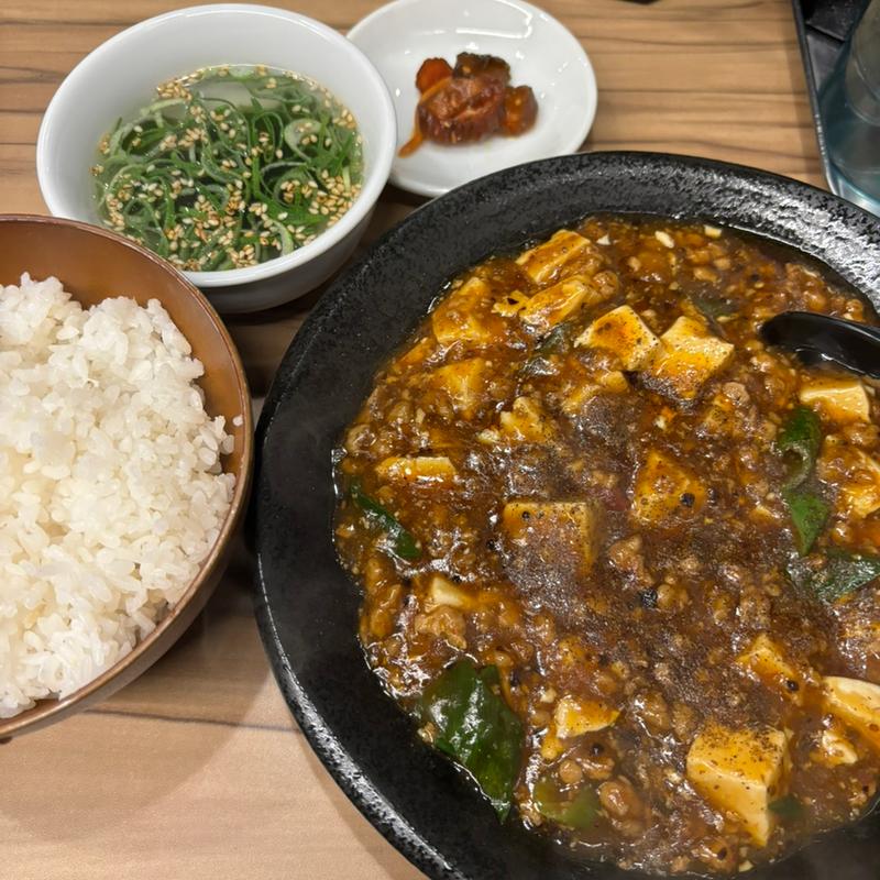 麻婆豆腐定食(酒と麺～ときどき中華～)