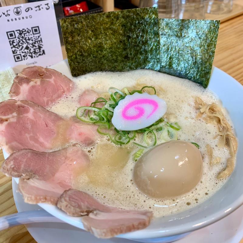 鶏そば全部のせ(鶏そばのぶる)