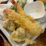 海老と白子の天ぷら(タカマル鮮魚店 ４号店)