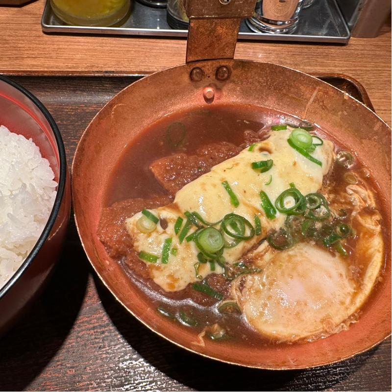 味噌チーズカツ丼(元祖 変わりかつ丼・親子丼 祭太鼓 阪急三番街店)