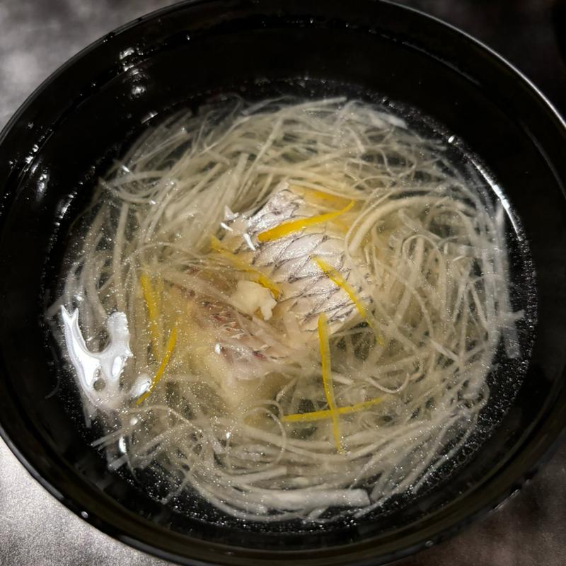 鯛汁(割烹 三長)