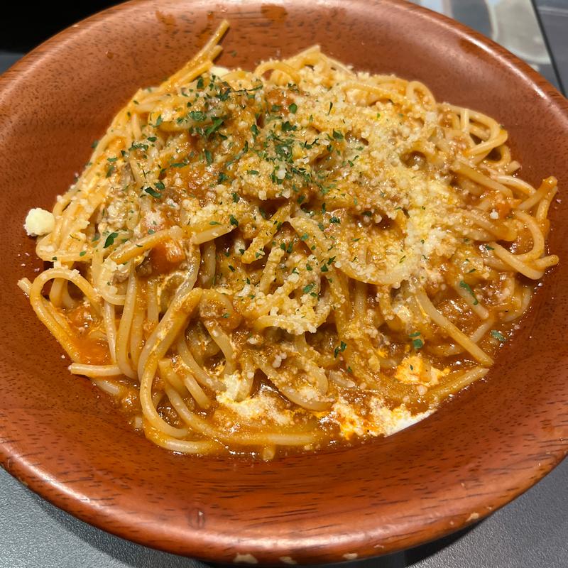 ミートソースボロニア風(サイゼリヤ 六甲アイランド店)