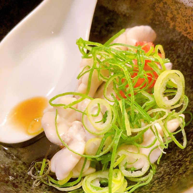 たら白子ポン酢(雑草庵　安芸 （ざっそうあん あき）)