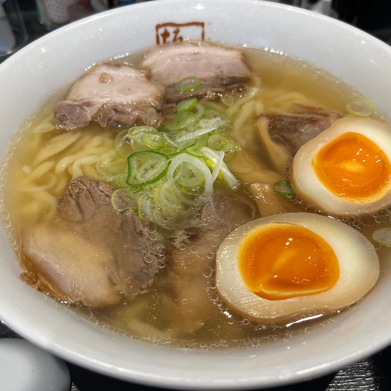 味玉ラーメン（塩）(喜多方ラーメン坂内 亀有店)