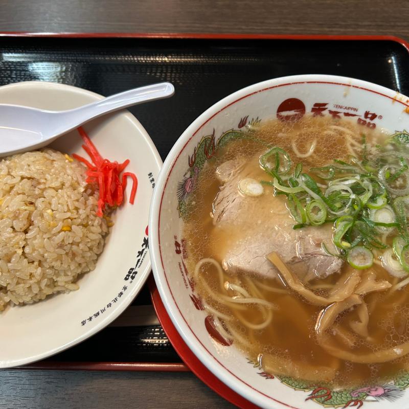 あっさりラーメン　炒飯セット(天下一品 守山中学校前店)