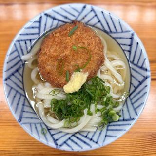 小天 メンチカツ(さか枝うどん 本店)