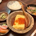 だし巻き定食 いくら(家和らぎ 心斎橋 和食)