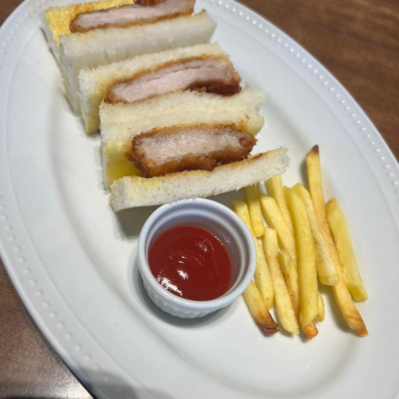 カツサンド＆ポテト(ドトール珈琲農園 明石魚住店)