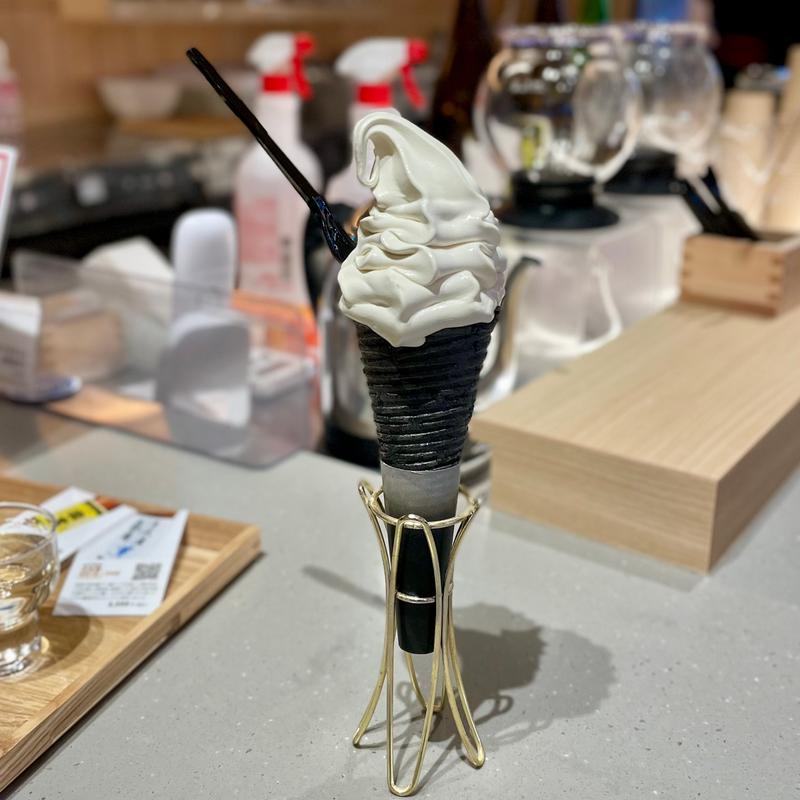 じろあめソフト(八重洲いしかわテラス 石川県アンテナショップ)