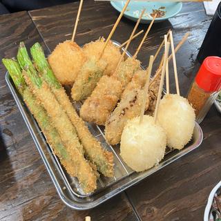 串かつ（牛）(大衆酒場ぎふや 天満店)