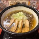 温かい肉そば