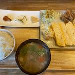 出汁巻き玉子朝定食(笹本商店)