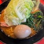 ラーメン中　キャベツ玉子海苔別皿