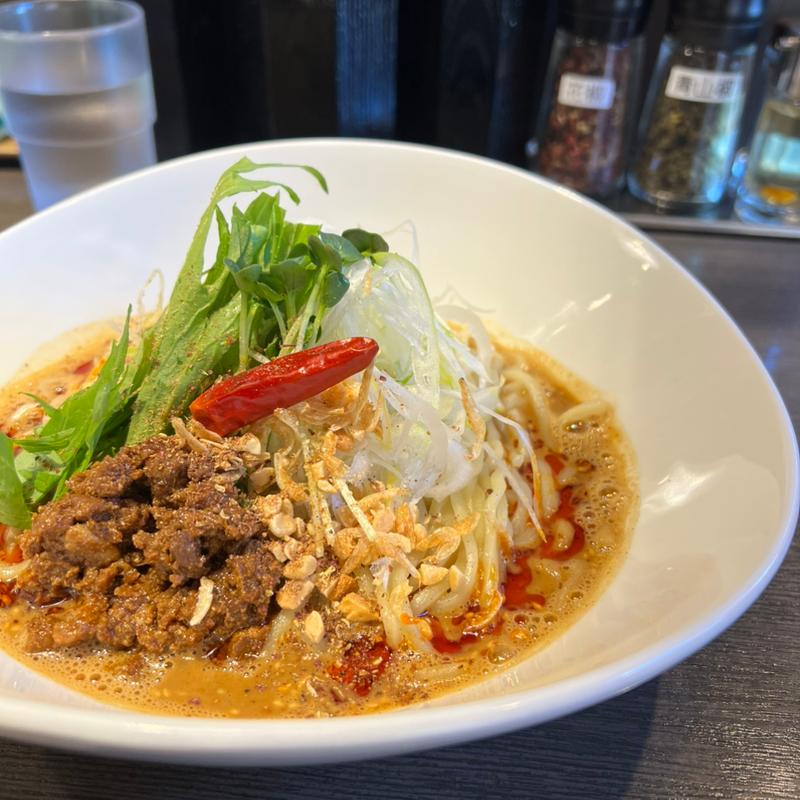 汁なし担々麺(香氣 四川麺条 沼袋店)