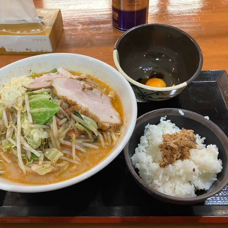 旨辛そば＋つけたまご(食い処こなや )