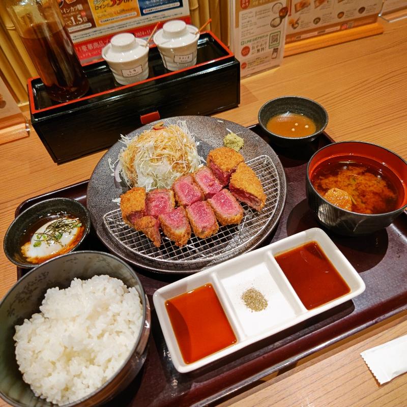 牛ヒレカツ膳(牛カツ京都勝牛 コレットマーレみなとみらい店)