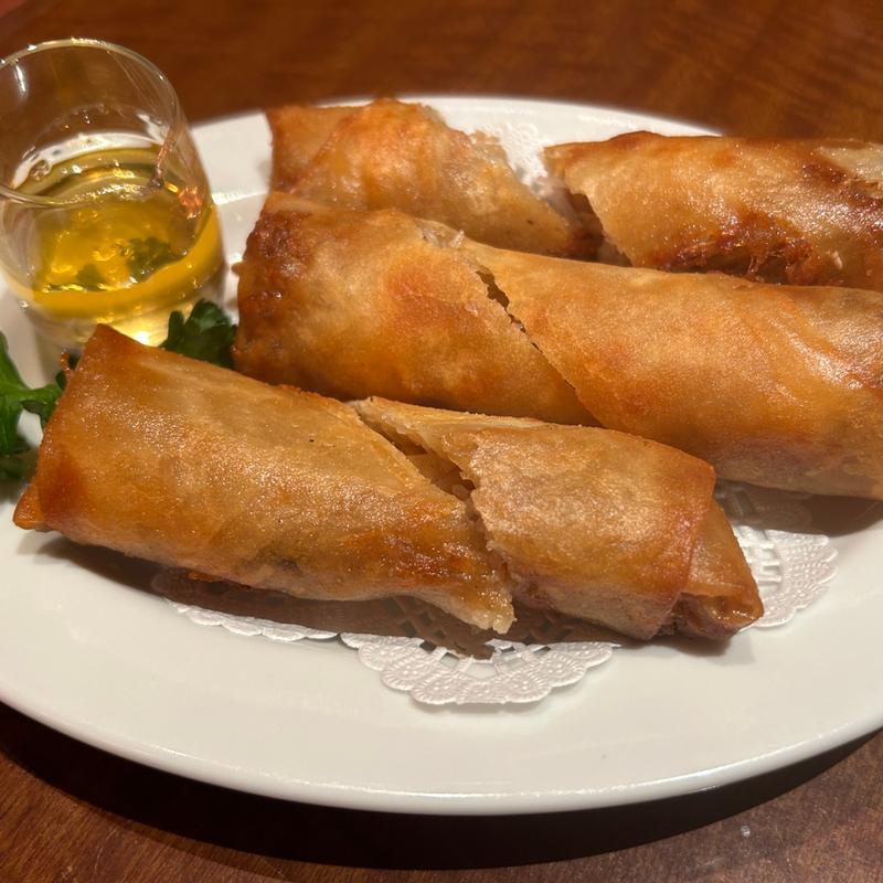 ハチミツで食べる春巻き(銀座天龍 東京スカイツリータウンソラマチ店)