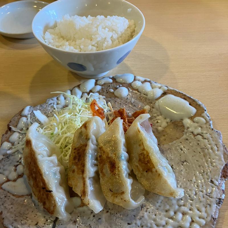 焼き餃子定食(西梅田 らんぷ)