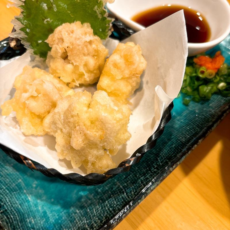 白子の天麩羅(うんめ魚が食いてぇ 駅前漁港 本店)