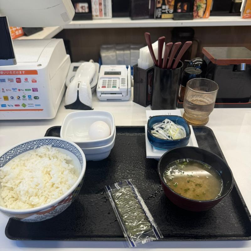 朝定食(吉野家 渋谷109前店)