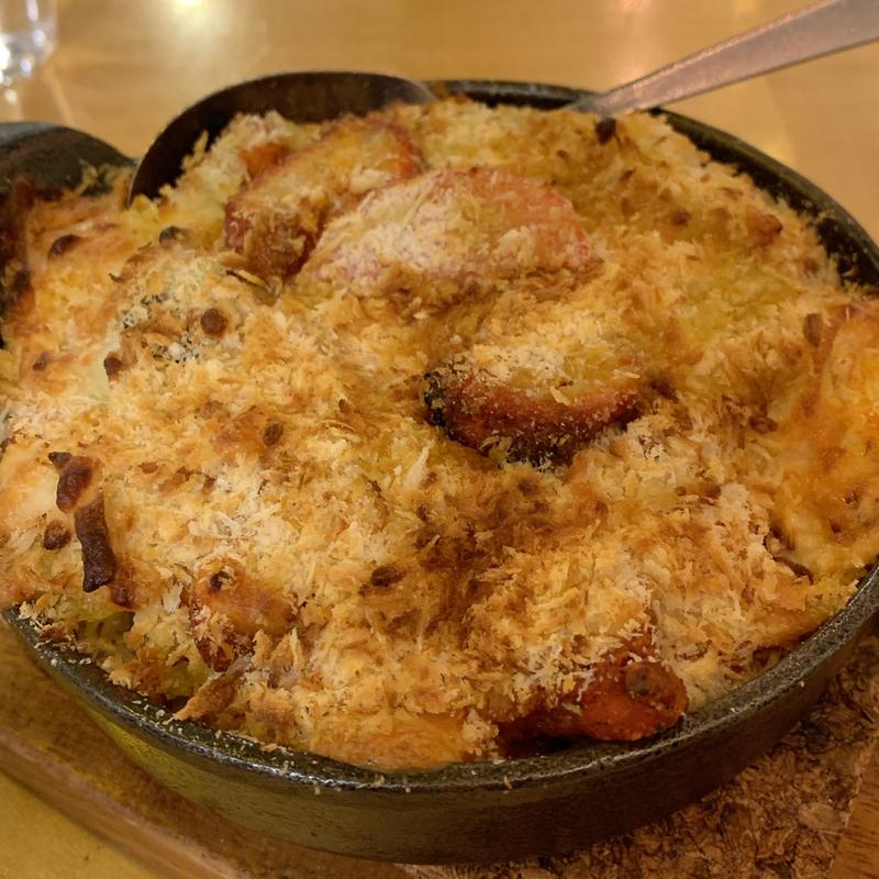 バーベキューチキンのオーブン焼きチーズカレー(naturry ナチュリー ナチュラルインドカレー SPICE&BAR (Muslim friendly))