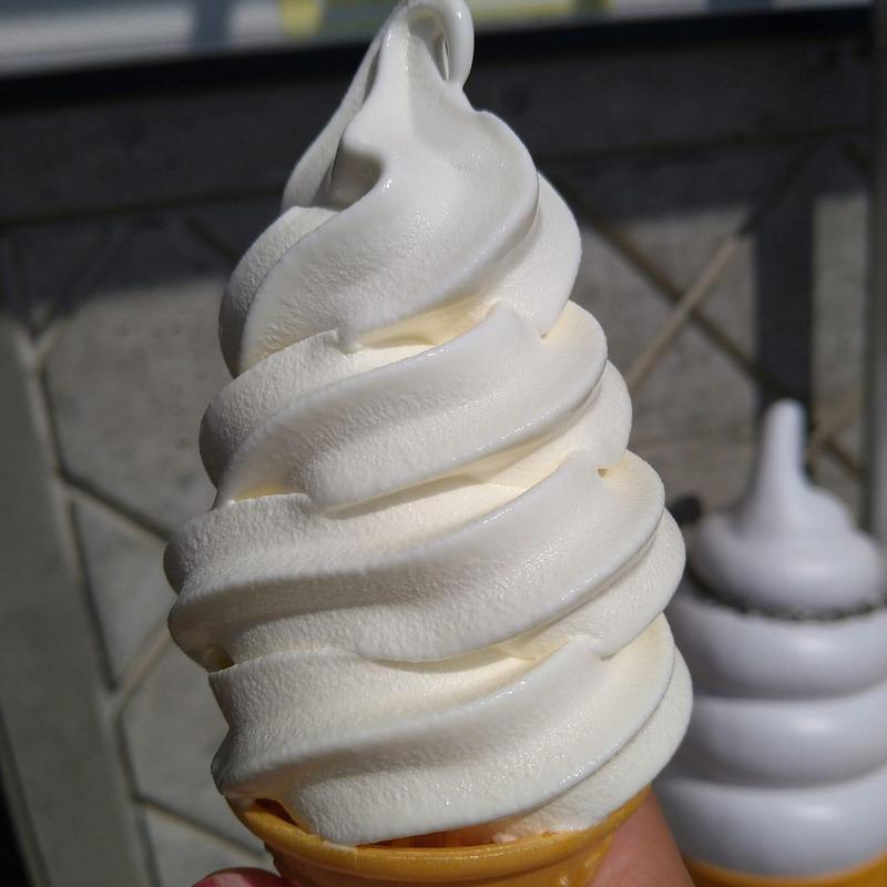 牛乳ソフトクリーム(道の駅 石鳥谷 )