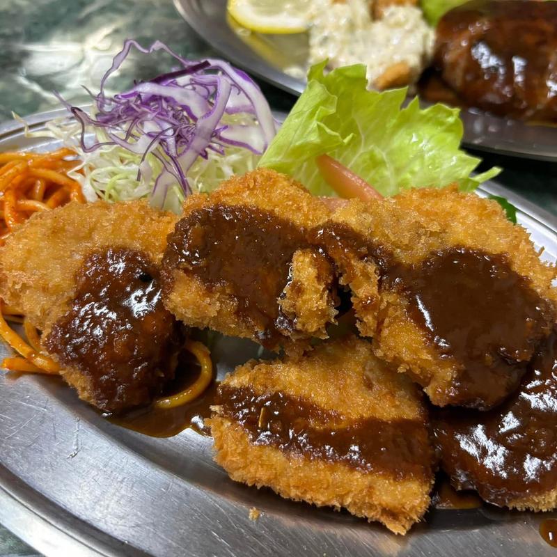 一口ヒレカツ 中ライス(Ｃａｆｅ ｒｅｓｔｏ)