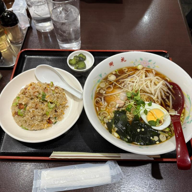 半チャーハンセット(周礼)