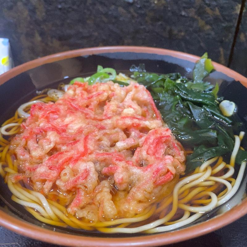 紅生姜天そば(信州そば 本陣 ルミネエスト店)