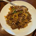 クミンと羊肉炒め