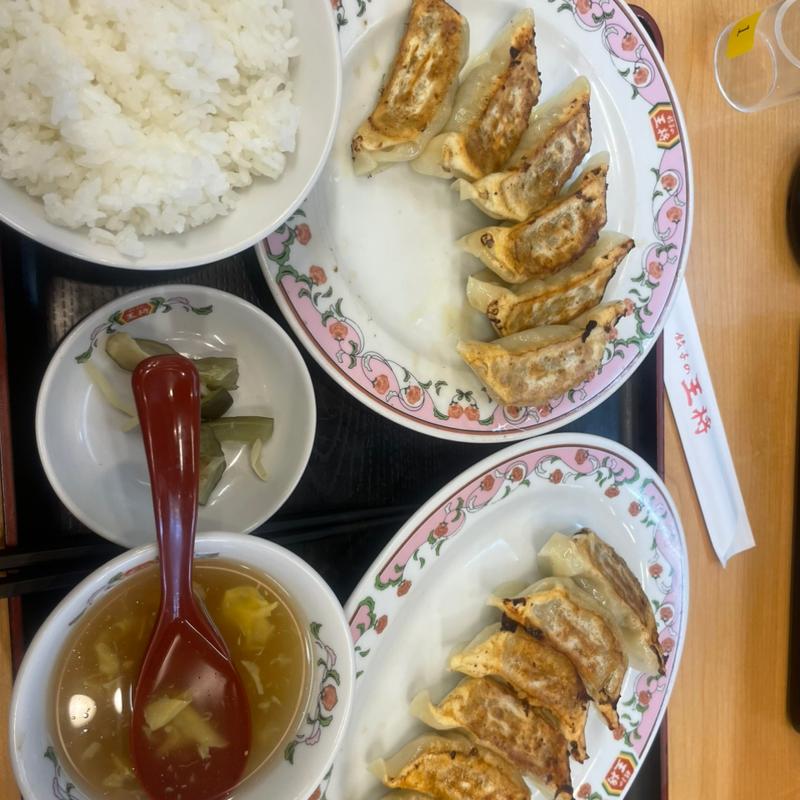 餃子定食(餃子の王将 四日市ときわ店)