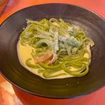 カルボナーラ ほうれん草麺 (ビュッフェ)(チーズマリノ 愛西店)