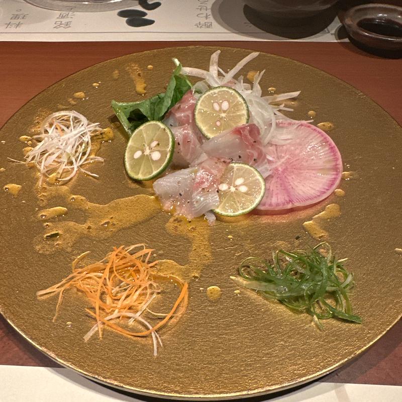 日本一の天然鯛(カルパッチョ)(ころころ亭 平野別宅)