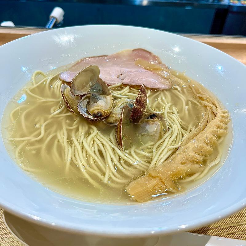 貝出汁そば(自家製麺フラワー)