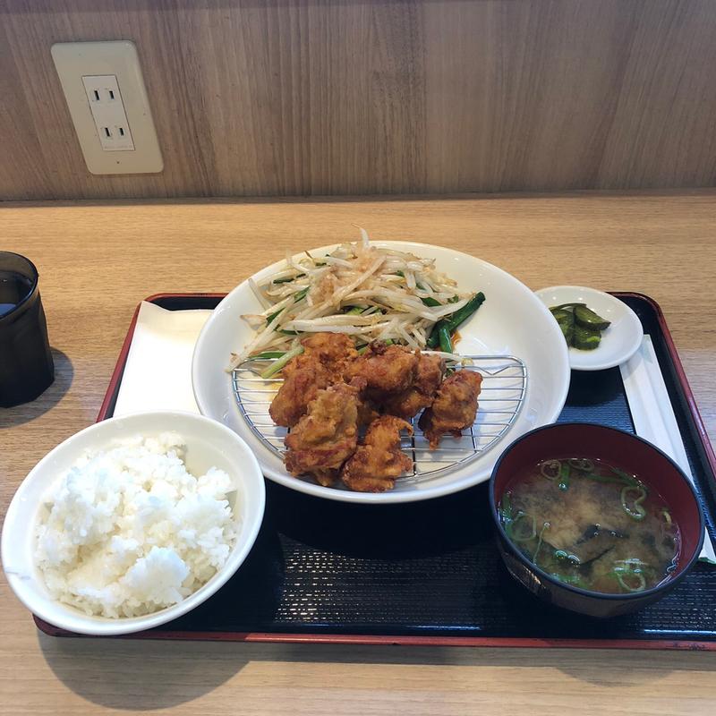 手仕込み唐揚げ定食(日本平パーキングエリア(上り線)フードコート )