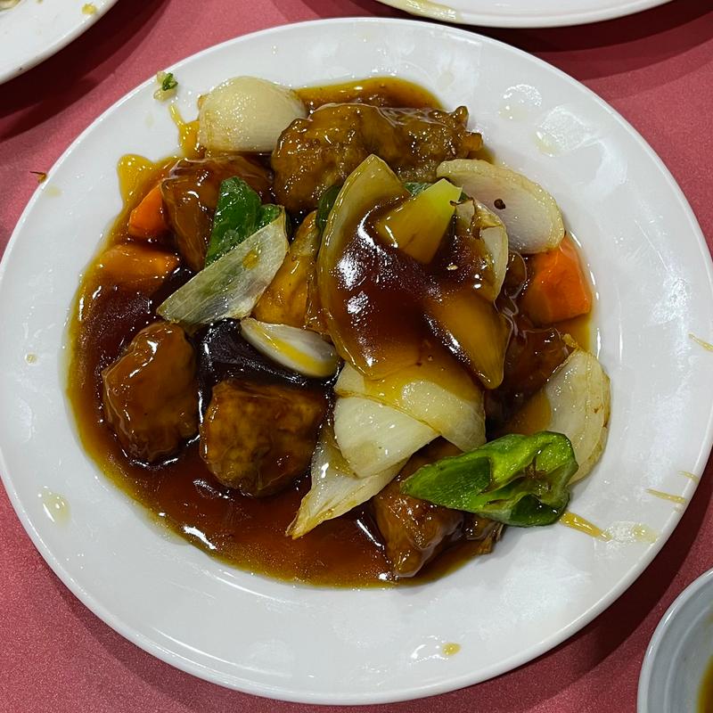 酢豚(ビールセット)(北京飯店 野田阪神店)