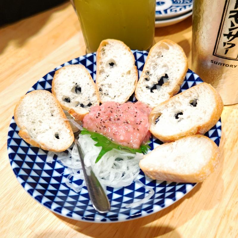 ねぎまぐろとオリーブオイルの素敵すぎる出逢い(鮨・酒・肴 杉玉 大船)