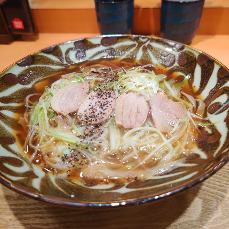 鴨ねぎそば(東京とろろそば 横浜丸山台店)