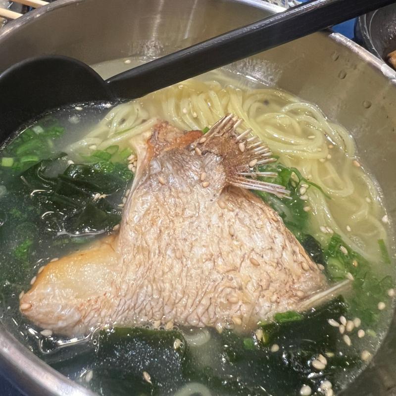 鳴門鯛塩ラーメン ハーフ(紺屋町 よしこの)