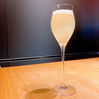 自家製発酵パインヴィネガースパークリング(orage -オラージュ-)