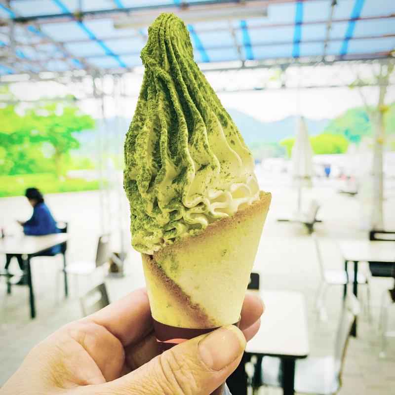 プレミアムソフト 抹茶がけ(談合坂SA(下り)ショッピングコーナー)