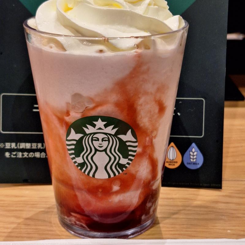 メリーベリーストロベリーフラペチーノ(スターバックス コーヒー イオンタウン伊賀上野店)