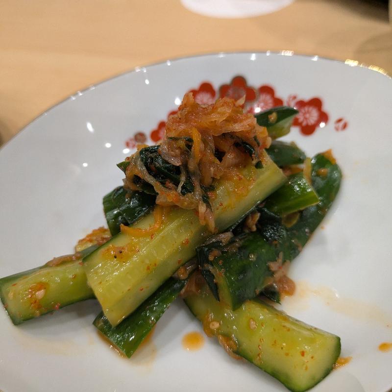 至幸のオイキムチ(庄内鮮魚と炭火焼鳥 アヤメザカ)