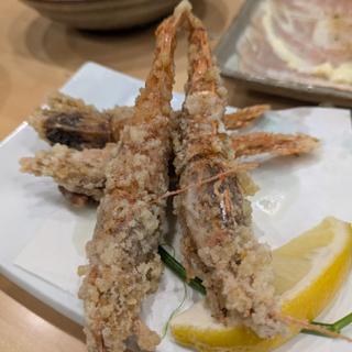 ガサえび唐揚げ(庄内鮮魚と炭火焼鳥 アヤメザカ)