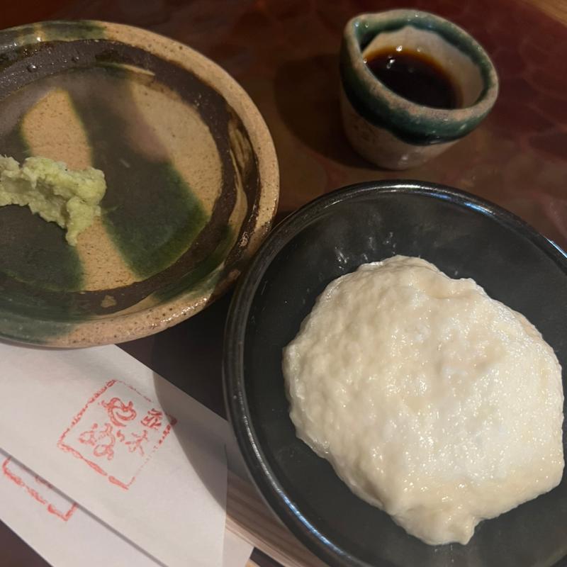 とろろわさび(並木藪蕎麦)